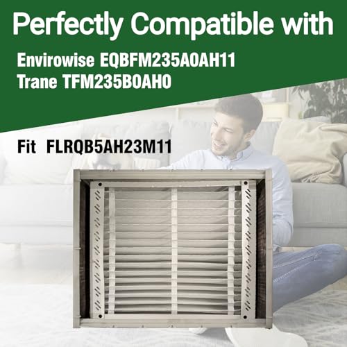 MERV 11 Pleat Air Filter Compatible with Trane FLRQB5AH23M11 QuikBox, 22.7"x20.7"x4.7", 2-Pack