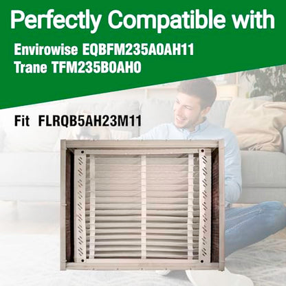 MERV 11 Pleat Air Filter Compatible with Trane FLRQB5AH23M11 QuikBox, 22.7"x20.7"x4.7", 2-Pack