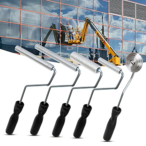 5Pcs Fiberglass Roller Tools Kit, Bubble Paddle Set