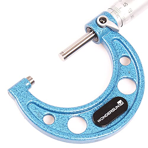 Outside Micrometer 1-2" Measuring Range,0.0001" Graduation for Machinists,Professional Precision Tool for Accurate Measurements - size: Outside Micrometer (1-2" Range)