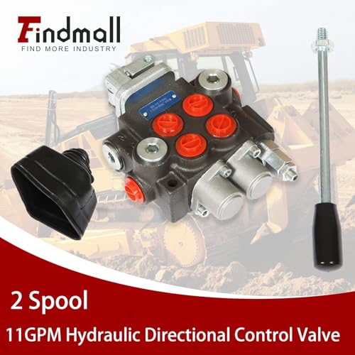 2 Spool 11GPM Hydraulic Control Valve 3600PSI BSPP Double Acting Hydraulic Directional Control Valve