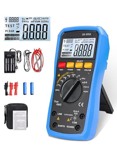 2-in-1 Insulation Resistance Meter 20GΩ/1000V