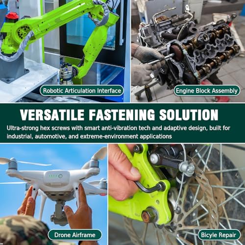 3/8-16 x 1 Socket Head Cap Screws Bolts, 12.9 Grade Alloy Steel, Black Oxide Finish, Allen Hex Drive, Full Thread, 10 PCS - size: 3/8-16 x 1"
