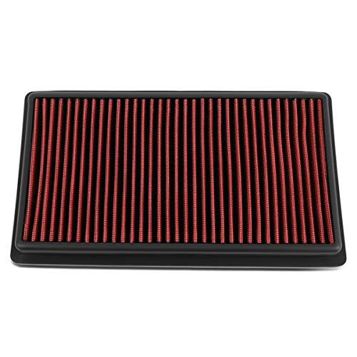 DNA Motoring AFPN-210-RD Drop In Panel Air Filter [Compatible with 19-20 Avalon Hybrid / 18-19 C-HR / 18-20 Camry Hybrid / 19-20 Corolla Non Hybrid / 16-19 Mirai / 19-20 Rav4 Hybrid / 19-20 UX200] - color: Red, style: 18-20 Camry Hybrid Red