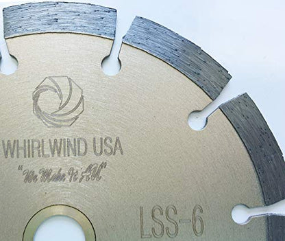 6 Inch Diamond Saw Blade for Concrete Stone Brick Masonry - size: 6" LSS
