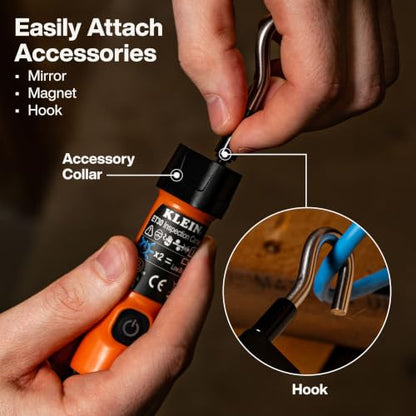 Klein Tools ET30 Wireless Inspection Camera, 1080P High Resolution Borescope with Light, Wi-Fi Enabled for iPhone and Android, Drain Plumbing Diagnosis, Fish Rod Compatible