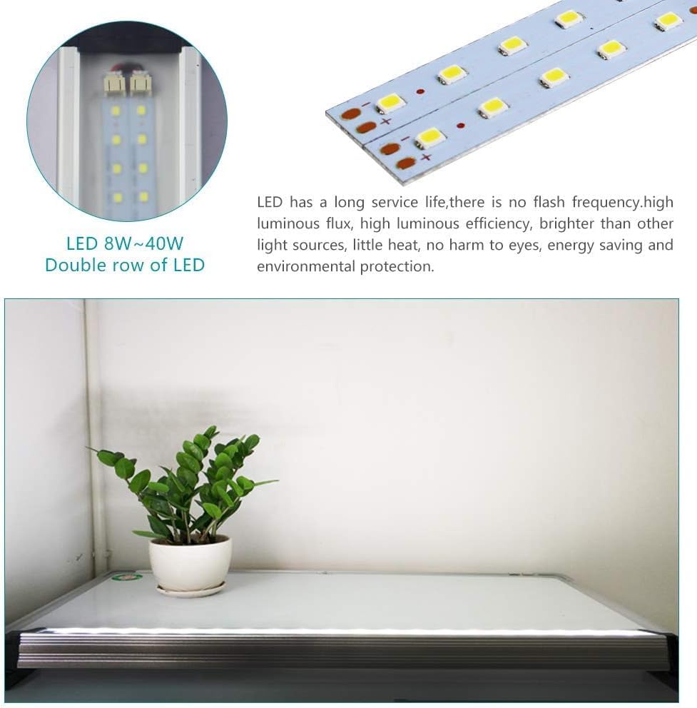 Led Industrial Machine Tube Light, lP66 Waterproof Explosionproof Work Lamp 49.2" 40W for CNC Internal, 110v to 220v Universal（40W） - size: 40W