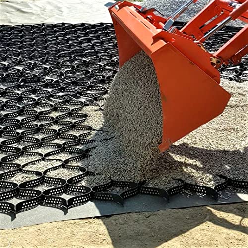Geocell 2inch Tall Gravel Stabilizing Grid Panels 230sf per Panel - Made in USA - Paver and Flagstone Base, Patios, Walkways, Trails, Landscaping, Shed Foundations - 1885lbs per SF Strength