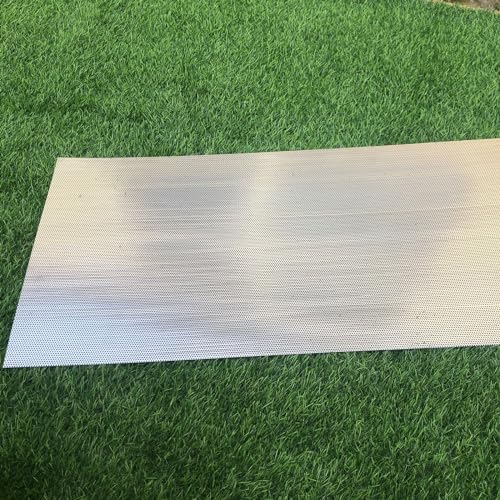 19 Gauge Perforated Metal Sheets 30"x15" Opening 22% Hole 1.5 mm 0.06 inch (About 1/16") Perforated Stainless Steel Sheet 304 Stainless Steel Mesh Screen Panel Decorati Mesh Plate - size: 30" X 15"