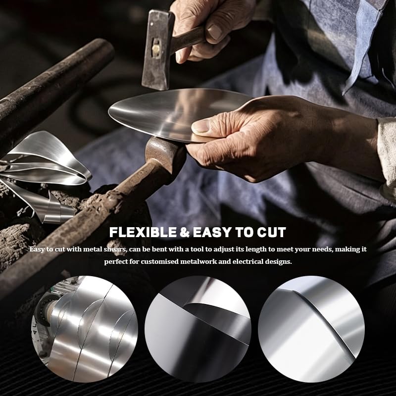 Foil Roll 304 Stainless Steel, Thin Metal Strip Sheet,1000x100x0.1mm - size: 1000x100x0.1mm