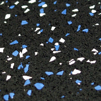 Rubber-Cal Elephant Bark Flooring 3/8-inch T x 4-feet - color: Blue Steel, size: 60"L x 48"W x 0.4"Th