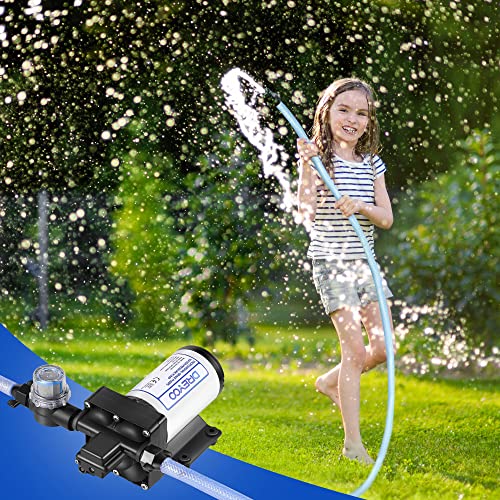 Water Pressure Booster Pump 110V 5.5GPM 70PSI Self Priming Water Pump (Pack of 2) - color: Black, size: Medium (Pack of 2)