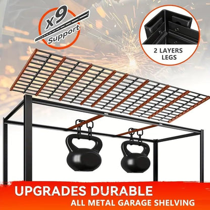 Garage Shelving, Heavy Duty Storage Shelves Metal Shelf Unit Adjustable Industrial Storage Racks for Shop,Warehouse,Basement (84 * 55 * 24.1) - size: 84 * 55 * 24.1