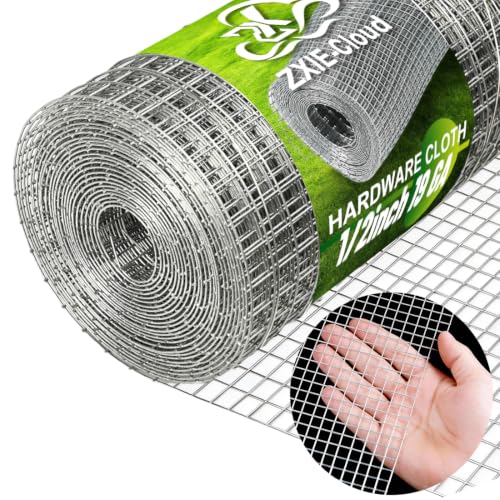 Chicken Wire Fence,Hardware Cloth 1/2 Inch 16inx20ft (19 GA) - color: 1/2inch, size: 16in x 20ft