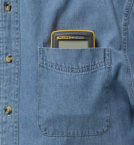 Fluke 107 AC/DC Current Handheld Digital Multimeter, Gray - size: Handheld, style: 107