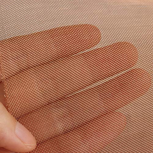 99.9% Pure Copper Wire 40 Mesh- 12.5" x 38" Dense Filter Screen Mesh