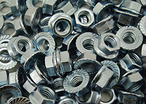 (150) Serrated Flange 1/2-13 Hex Lock Nuts - Zinc Plated