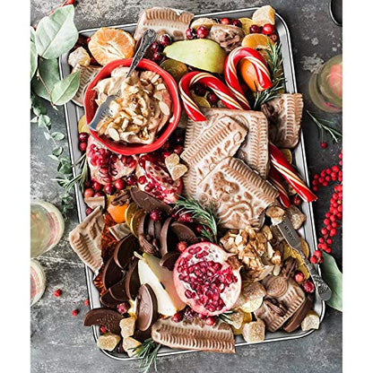 Stainless Steel Baking Sheet Pan Set of 2, Cookie Sheets 20 x 14 x 1.3 Inch - size: 20 inch