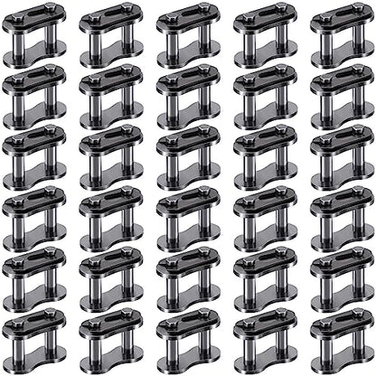 PAGOW 30pcs 40 Roller Chain Connecting Links, Master Connector Link - size: #40 30pcs