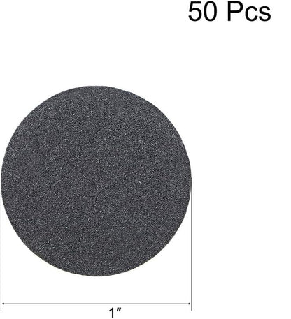 1-Inch Wet or Dry Sandpaper Sanding Paper disc Hook and Loop Sanding Discs 320 Grit 50 Pcs - size: 1-inch 320 Grit 50Pcs