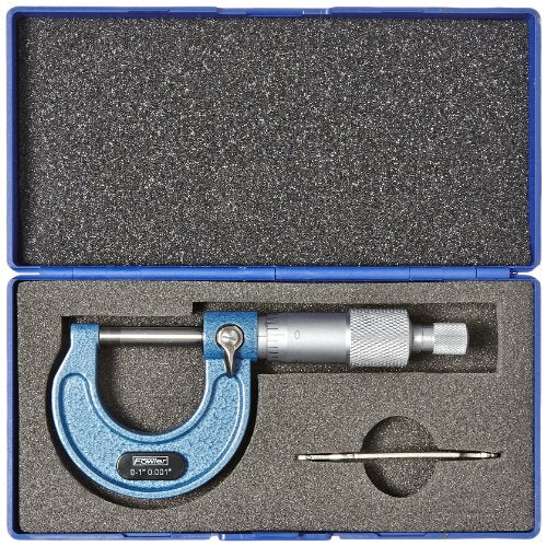 Fowler 52-253-101-1, Premium Outside Inch Micrometer With 0-1" Measuring Range