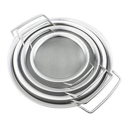 4 Packs Fine Mesh Paint Strainer 60 Mesh Stainless Steel Paint Filter Emulsion Honey Funnel Filter Cover Fits 5 Gallon Paint Bucket Filter Tool Insert