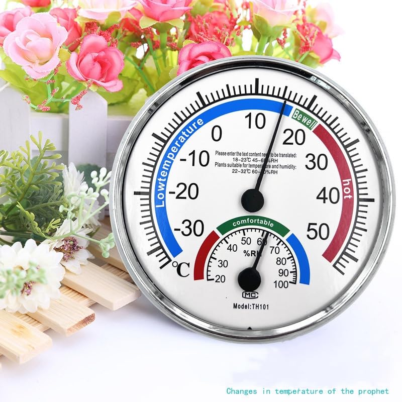 TH101 5" Indoor Outdoor Hygrometer/Thermometer