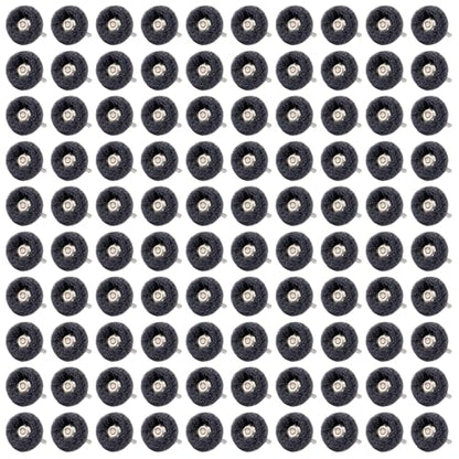 100 PCS Abrasive Buffing Wheel, 1 Inch Polishing Kit 400 Grit - style: Black 400 Grit 100pcs