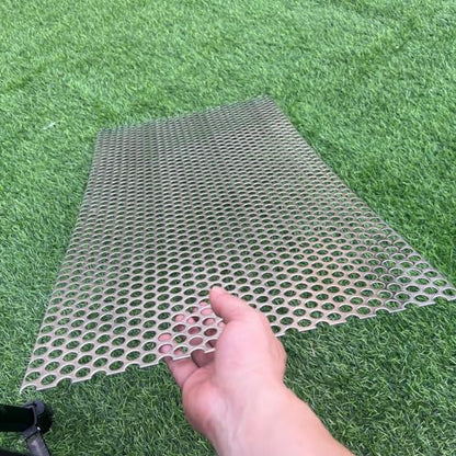 30"x15" Opening Round Holes About 1/2inch (12mm) Perforated Metal Sheets 19Gauge Expanded Metal Mesh Perforated 304 Stainless Steel Sheet Mesh Screen Panel Decorative Panel Decorati Plate - size: 30"x15", style: Round Hole 12mm