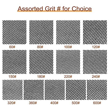 uxcell 20pcs Mesh Sanding Sheets 400 Grits 4-1/2-inch x 11-inch Mesh Sandpaper Pad for Wood Wall Repair, Dust-Free Wet/Dry Polish - style: 400 Grit