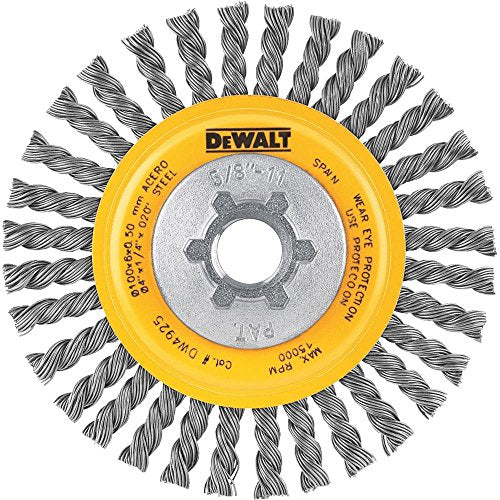 DeWalt Accessories DW4925 4x5/8-11.020 Wire Wheel - size: One Size