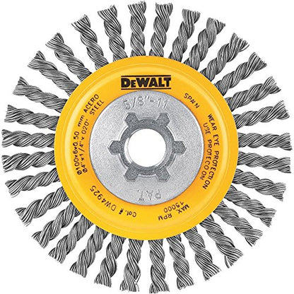 DeWalt Accessories DW4925 4x5/8-11.020 Wire Wheel - size: One Size
