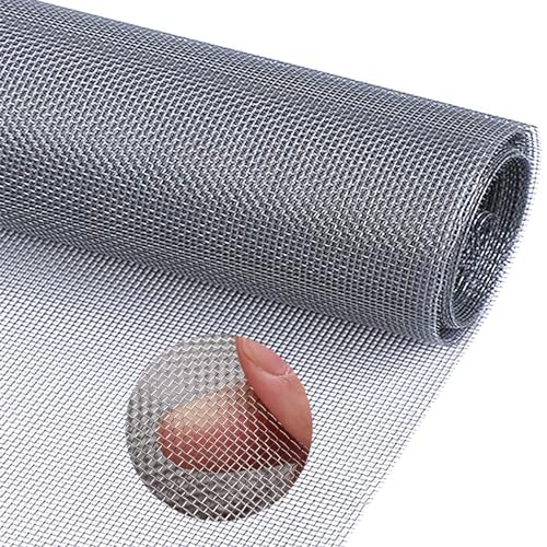 Filter Screen Sheets Stainless Steel Air Vent Mesh Cover Wire Mesh Roll 30x120cm Woven Wire 30 Mesh Sheet for Vents Cover Air Brick Garden