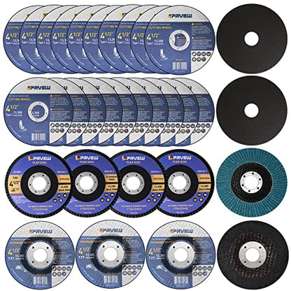 27-Pack 4 1/2 Inch Cut Off Wheels Grinding Disc Set - style: C&G Wheels Set(27-PK)