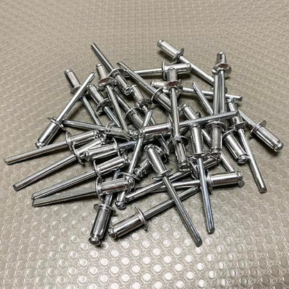 Maozaa 100Pcs 3/16" x 3/8" Aluminum Blind Rivets, Pop Rivets, Silver - color: Silver, size: 3/16" x 3/8"