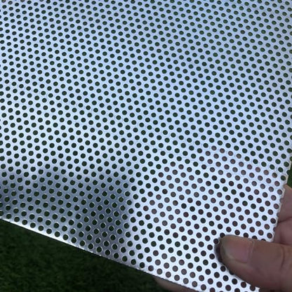 Aluminum Perforated Metal Sheets 16 Gauge 19.6 inch by 9.8 inch Expanded Metal Mesh Aluminum Opening 1/8" 0.12 inch (About 3 mm) Perforated Steel Sheet Aluminum Mesh Screen Decorative Metal Mesh - size: 19.6" X 9.8"