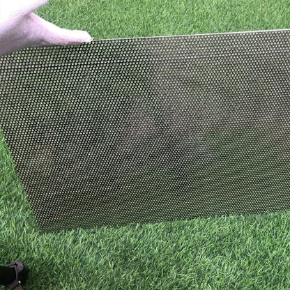19 Gauge Perforated Metal Sheets 36"x18" Expanded Metal Mesh Opening 32% Hole 3mm 0.12"(About 1/8") Perforated Stainless Steel Sheet 304 Stainless Steel Mesh Screen Panel Decorati Plate - size: 36" X 18"