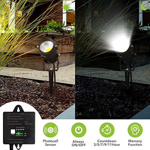 60W Low Voltage Transformer Outdoor, 120V AC to 12V DC