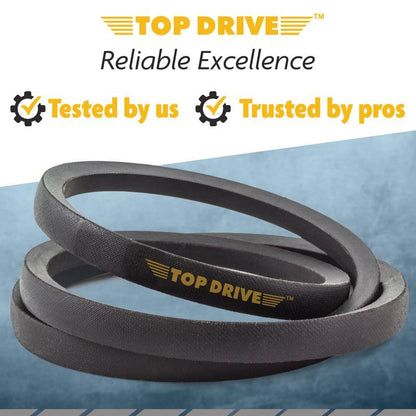 Top Drive 3L320, 3L, FHP Wrapped V Belt, Rubber, 3/8" x 32" - size: 3L320
