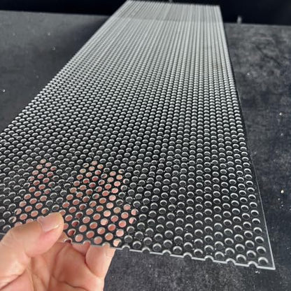 19Ga 1/5" Holes 31" By 10" Perforated Metal Sheets Stainless Steel - size: 31"x10"