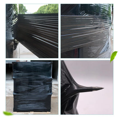 Black Stretch Wrap Film 20" x 820ft 80 Gauge Industrial Strength-1 Pack - color: Black