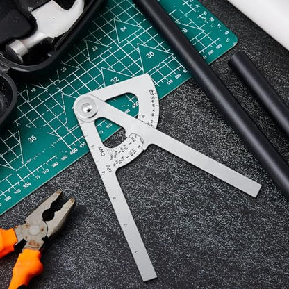 Moxweyeni 2 Pack Pipe Caliper 7 Inch Stainless Steel Pipe Measuring Tool