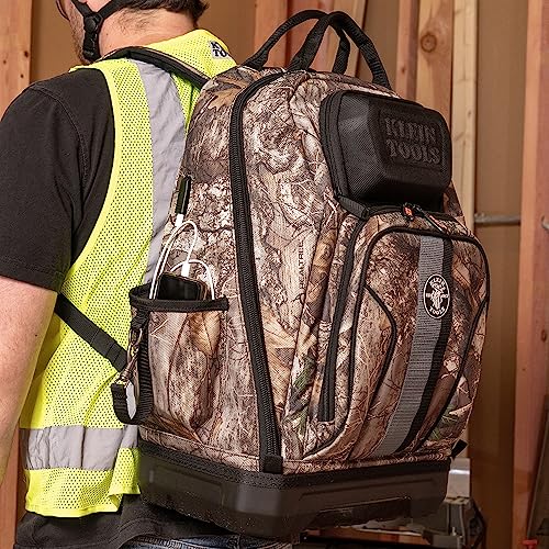 Klein Tools 62800BPCAMO Backpack Tool Bag, 40 Pockets, Camo - style: Full-Size Camo