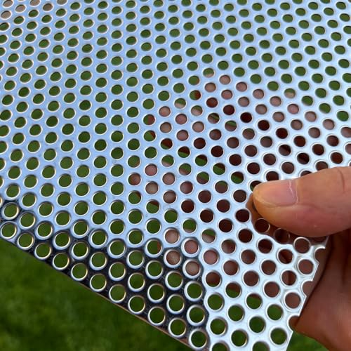19Ga 1/5" Holes 31" By 10" Perforated Metal Sheets Stainless Steel - size: 31"x10"