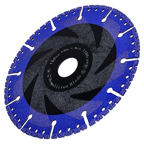YIJING 6" Diamond Cutting Wheel for Metal,Cut Off Blade for Rebar Sheet Metal Angle Iron Stainless Steel - size: 6 inch