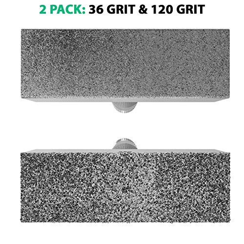 ATLIN Grinding Wheel Dressing Tool - 36 Grit & 120 Grit Diamond Dresser