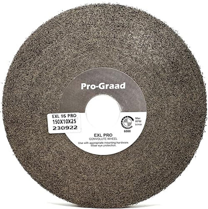 EXL PRO Deburring Wheel 6" x 3/8" x 1", 9S Fine, 94932 - style: 6" x 3/8" x 1"