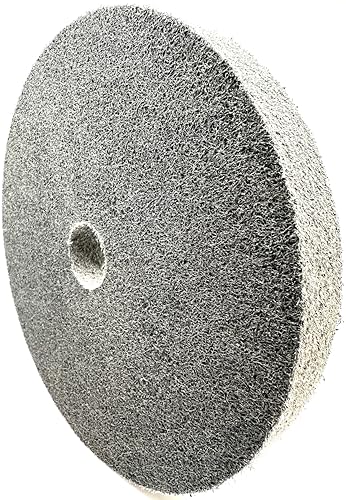 Nylon Fiber Deburring Wheel 8" x 1" x 1-1/4" 7P Hardness 180Grit - style: 8" x 1" x 1-1/4" 7P Hardness 180 Grit