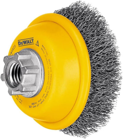 DEWALT Wire Cup Brush, Crimped, 3-Inch (DW4920) (Pack of 5) - size: One Size (Pack of 5)