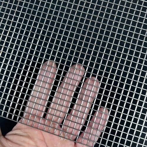 18Gauge 16"x12"Stainless Steel Welded Mesh 1/4 inch Holes Delivered Flat|Strong Heavy Wire Fence Chicken Wire Fencing Metal Screen for Screen Door Mesh,Poultry Cage,Grill,Bird Netting,Pet Grate - size: 16"x12", style: 18 Gauge, 1/4 inch Holes